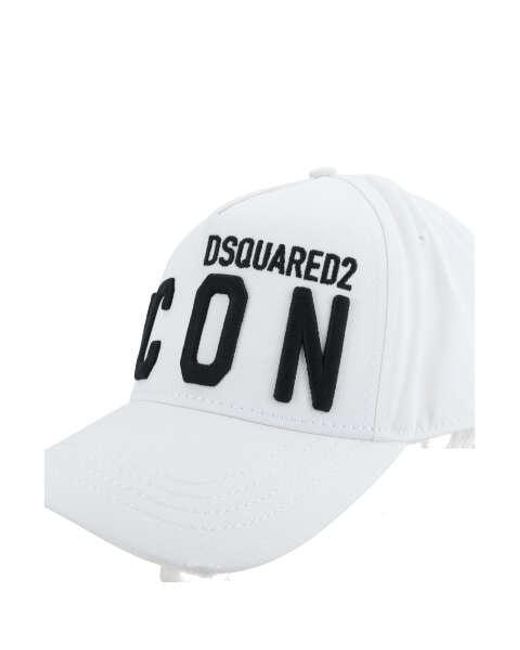 DSquared² White Cap for men