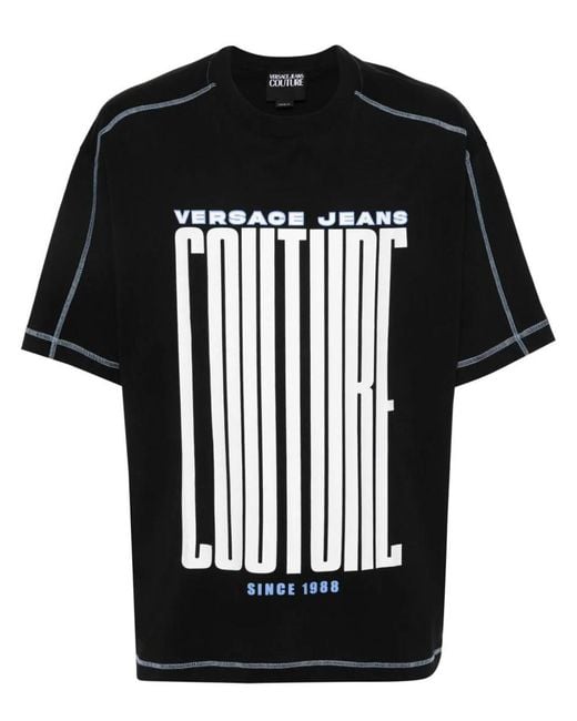 Versace Black Logo Over T-Shirt for men