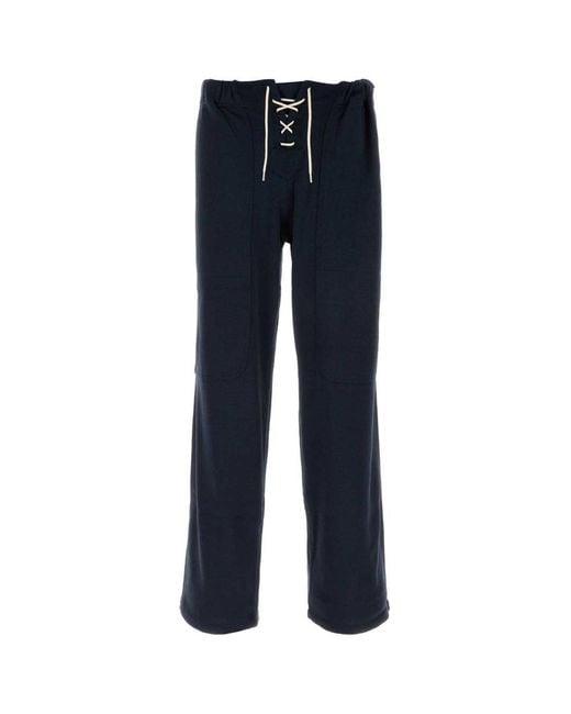 Bode Blue Pants for men