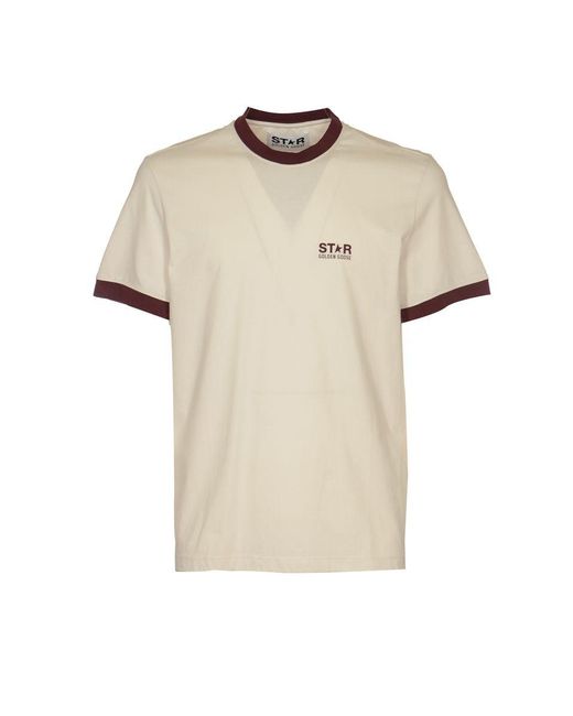 Golden Goose Deluxe Brand Natural T-Shirts And Polos for men