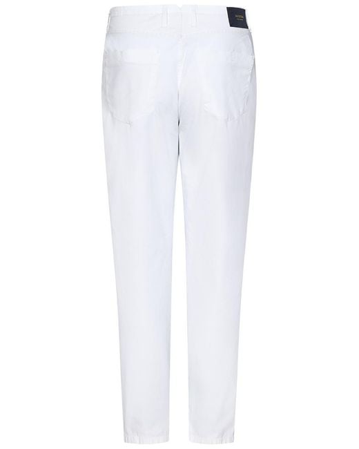 Incotex White Trousers for men