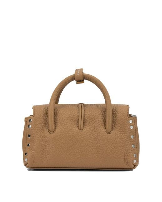 Zanellato Metallic "Dotta" Handbag