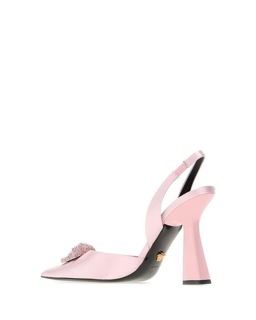 Versace Pink Heeled Shoes