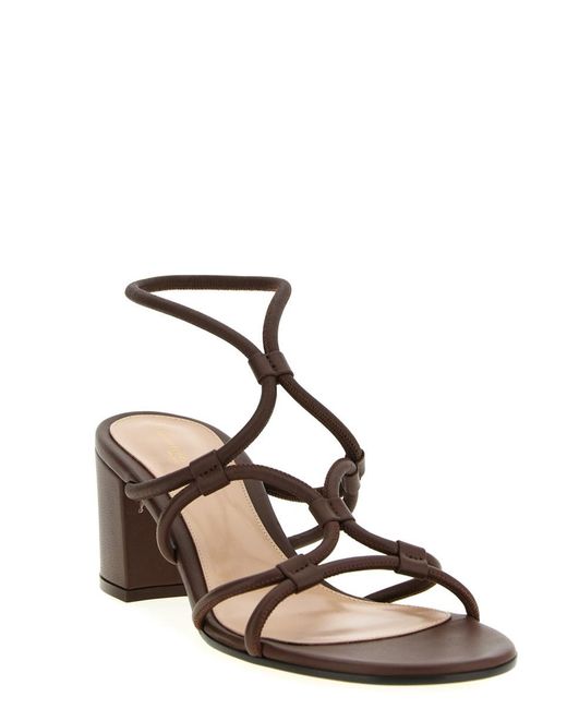Gianvito Rossi Brown 'G32601' Sandals