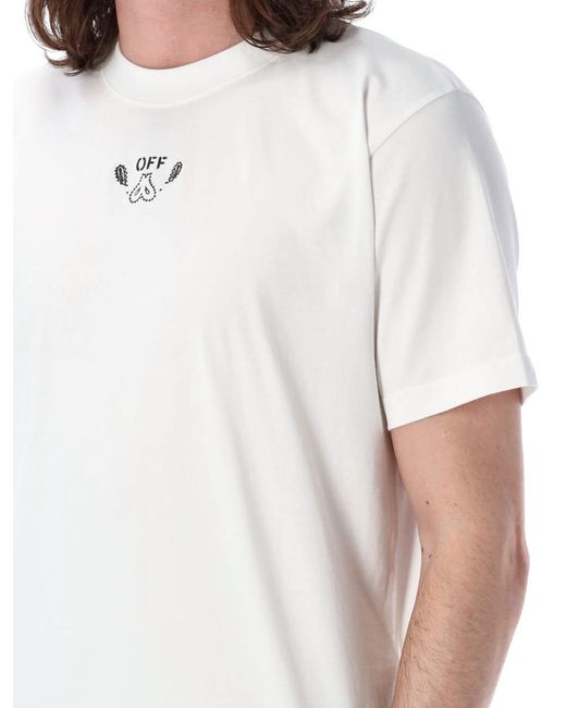 Off-White c/o Virgil Abloh White Off- Bandana T-Shirt for men