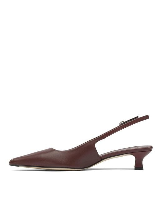 Aeyde Brown "Catrina 33Mm" Slingback
