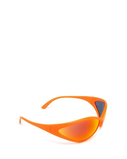 Balenciaga Orange Sunglasses for men