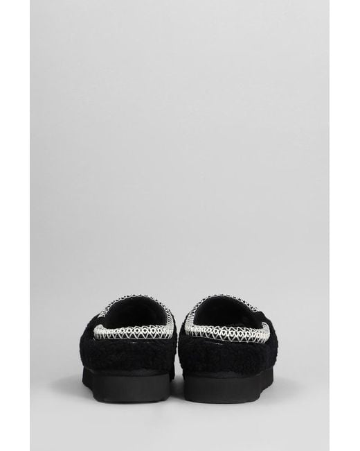 Ugg Black Tasman Maxi Curly Slipper-Mule