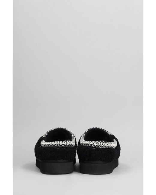 Ugg Black Tasman Maxi Curly Slipper-Mule