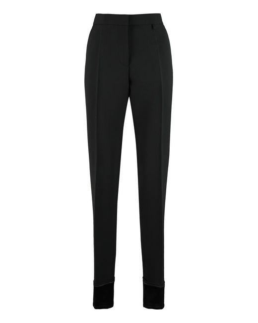 Givenchy Black Wool Tailored Trousers