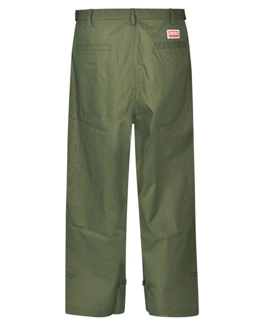 KENZO Green Trousers for men