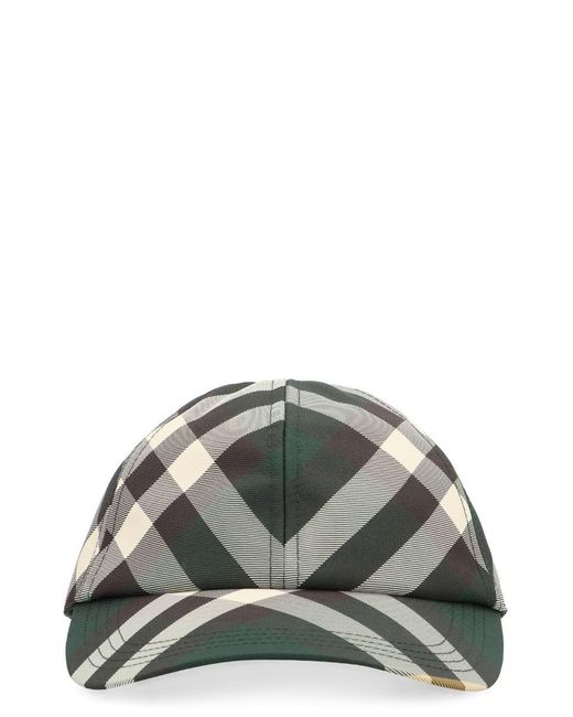 Burberry Green Technical Canvas Hat