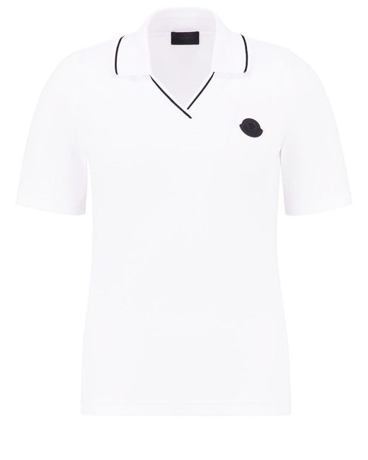 Moncler White T-Shirts & Tops