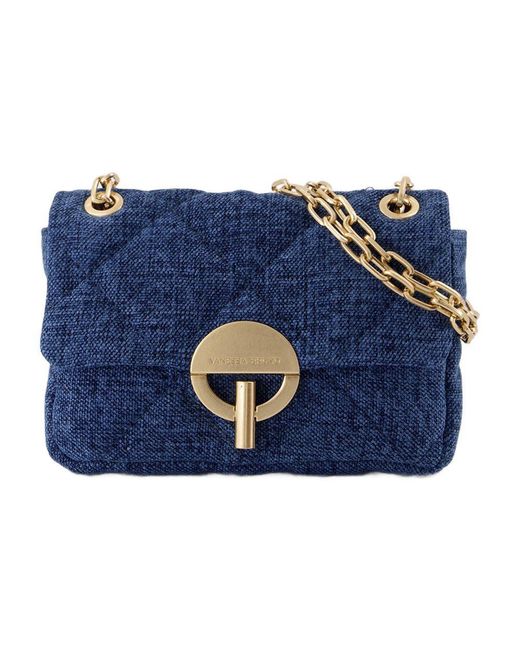 Vanessa Bruno Blue Nano Moon Bag