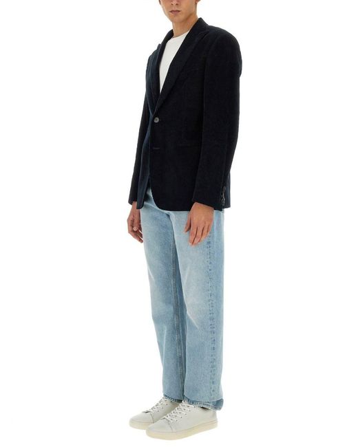 Tonello Blue Single-Breasted Jacket for men