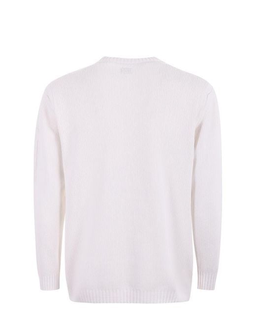 C P Company White Sweaters for men