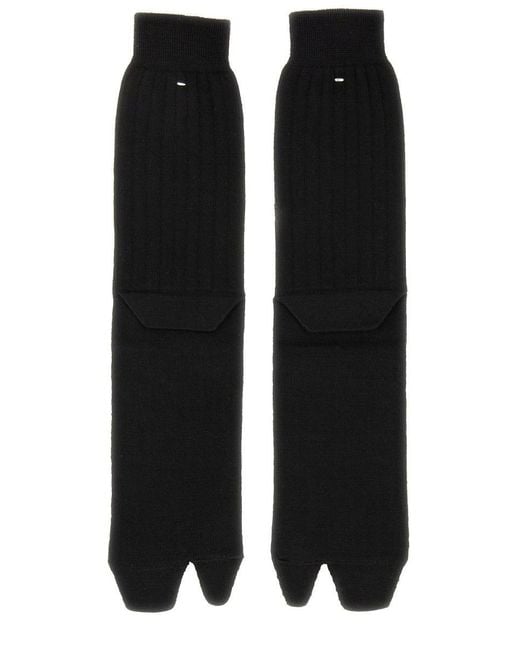 Maison Margiela Black Tabi Socks for men
