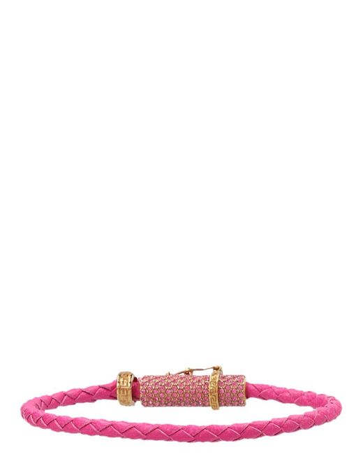 Versace Pink ‘Medusa' Bracelet