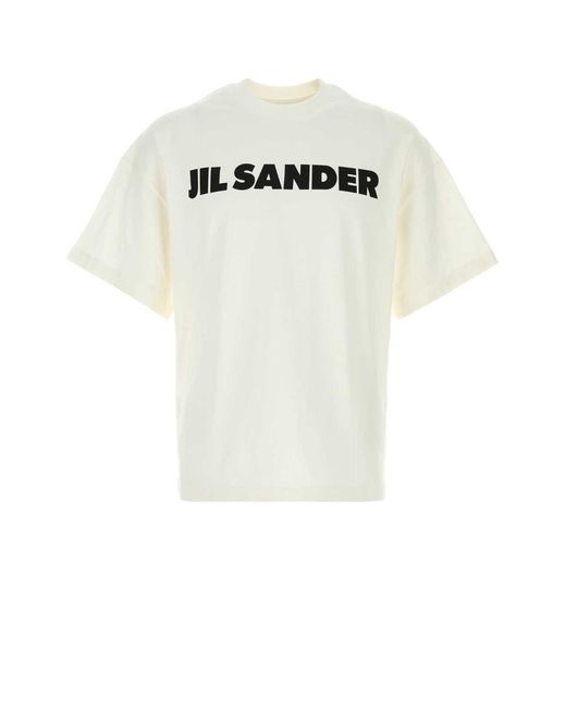 Jil Sander White T-Shirt for men