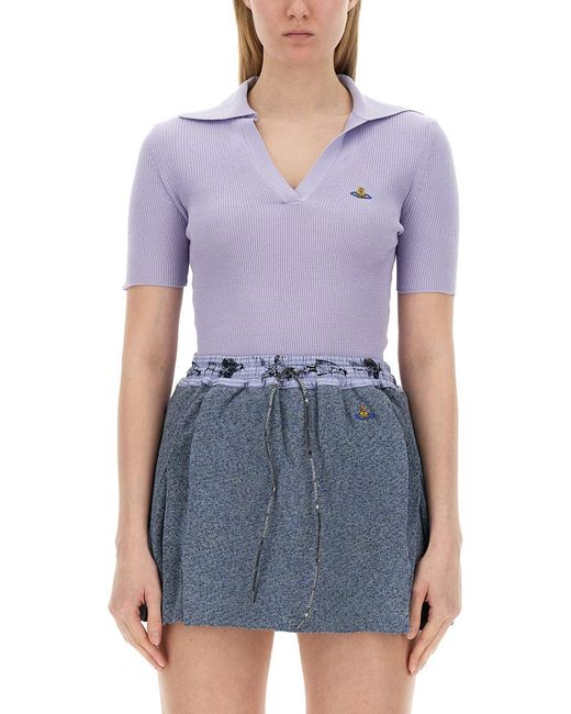 Vivienne Westwood Blue Polo "Marina"