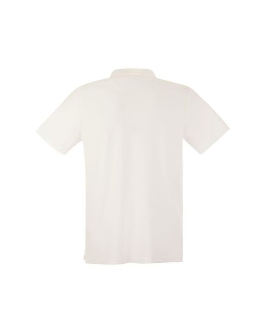 Mc2 Saint Barth White Jeremy - Cotton Terry Polo Shirt for men