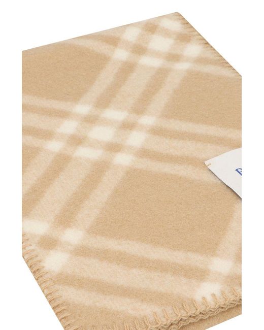 Burberry Natural Wool Scarf