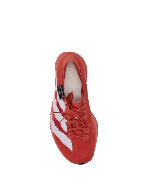 Y-3 Red Adios Pro 4