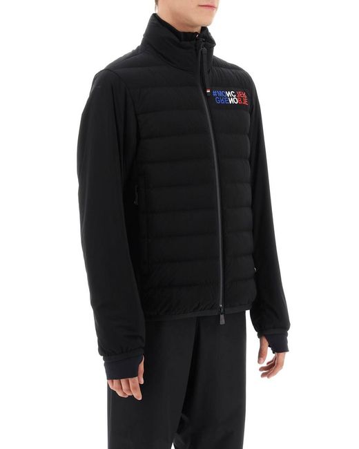 3 MONCLER GRENOBLE Black Crepol Lightweight Jacket for men