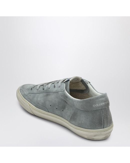 Golden Goose Deluxe Brand Gray Suede Super-Star Low-Top Sneaker