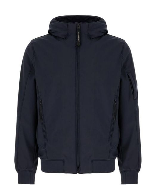 C P Company Blue Outerwear Short Jacket for men