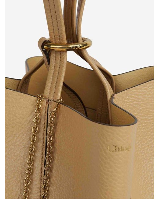 Chloé Natural Spin Tote Bag