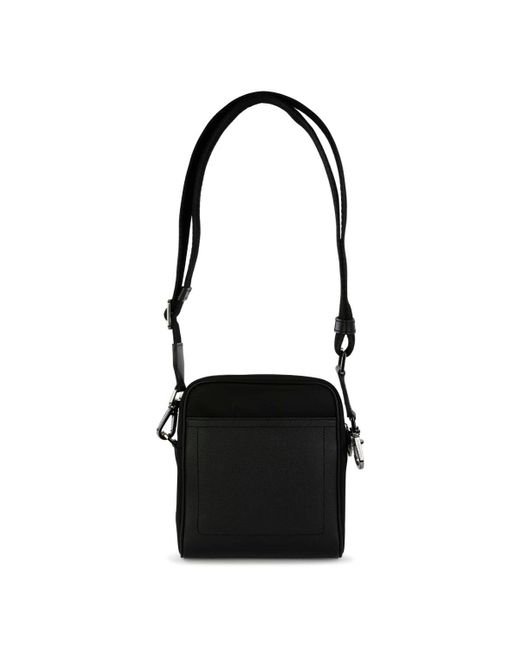 Dolce & Gabbana Black Leather Crossbody Bag for men