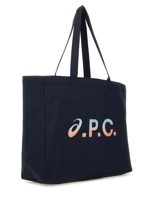 a.p.c. x asics Blue Shopping Bag "Diane" for men