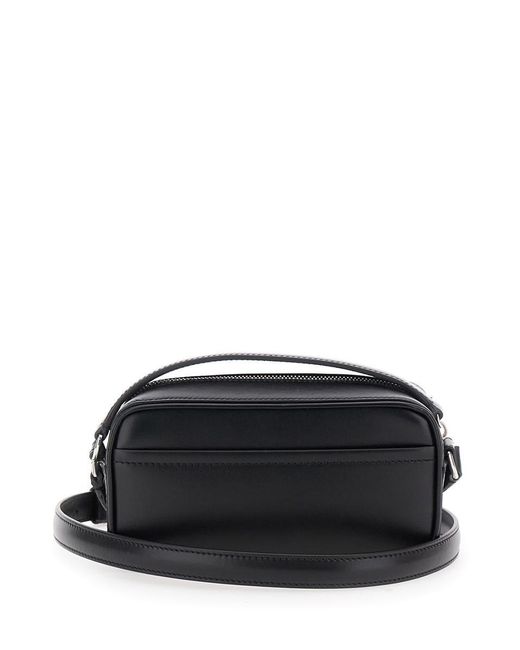 Jacquemus Black 'Le Baneto' Handbag With Logo Lettering On The Front for men