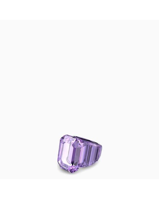 Solitaire Light Purple Cocktail Ring | Angelucci Jewelry