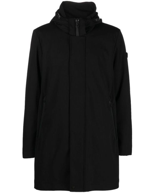 Peuterey Black Albali Trench Coat for men