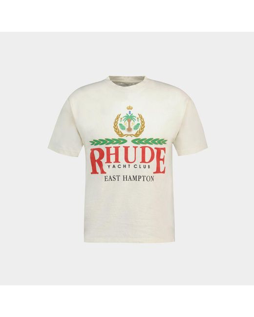 Rhude White T-shirts & Tops