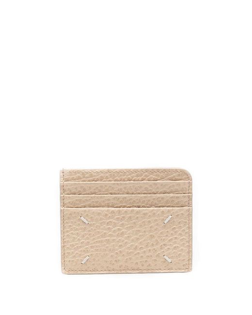 Maison Margiela Natural Four-stitch Leather Card Holder