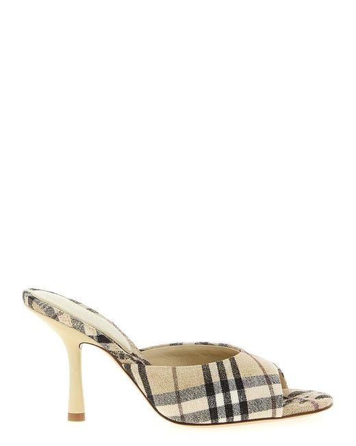 Burberry Metallic 'Mews' Mules