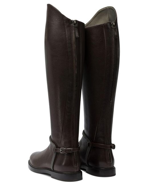 Brunello Cucinelli Black "Classic" Boots