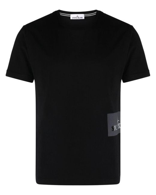 Stone Island Black T-Shirts & Tops for men
