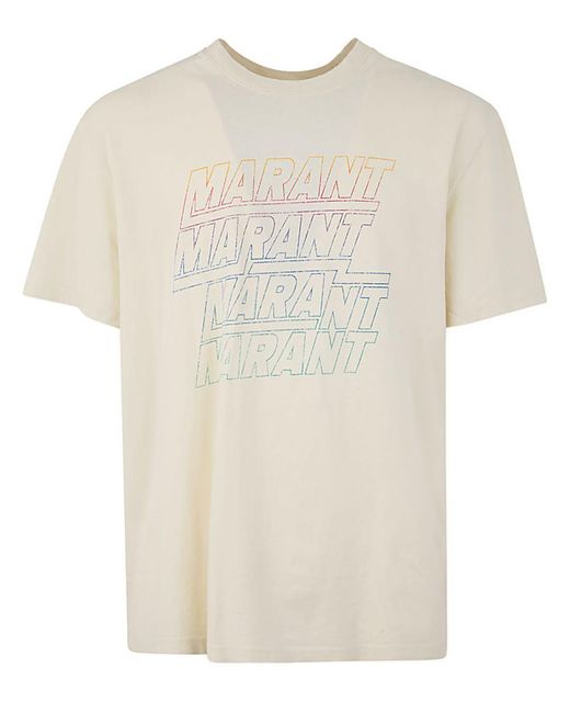 Isabel Marant Natural Hugo Tee Shirt Clothing for men