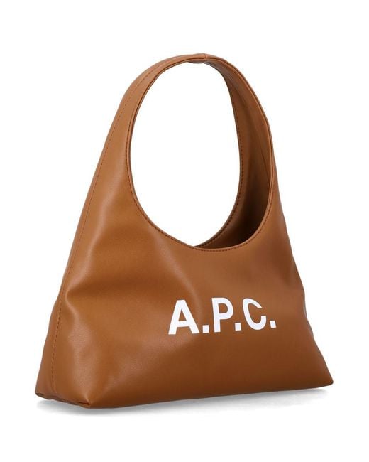 A.P.C. Brown Baby Ninon Shoulder Bag