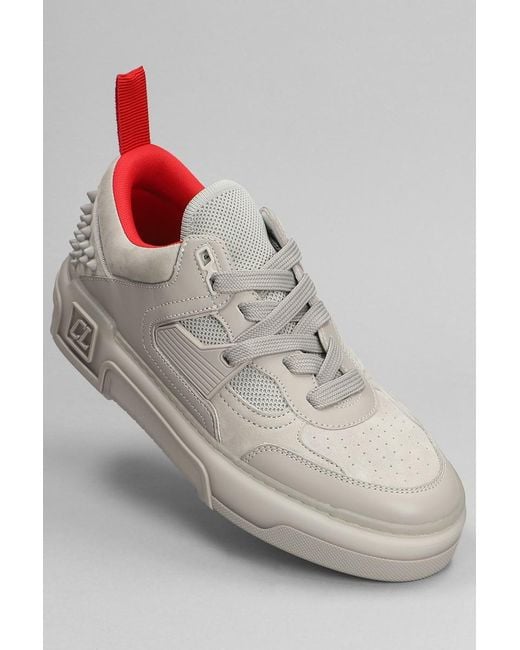 Christian Louboutin Natural Astroloubi Leather & Suede Sneaker