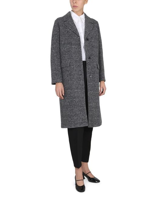 Department 5 Gray Single-Breasted Coat