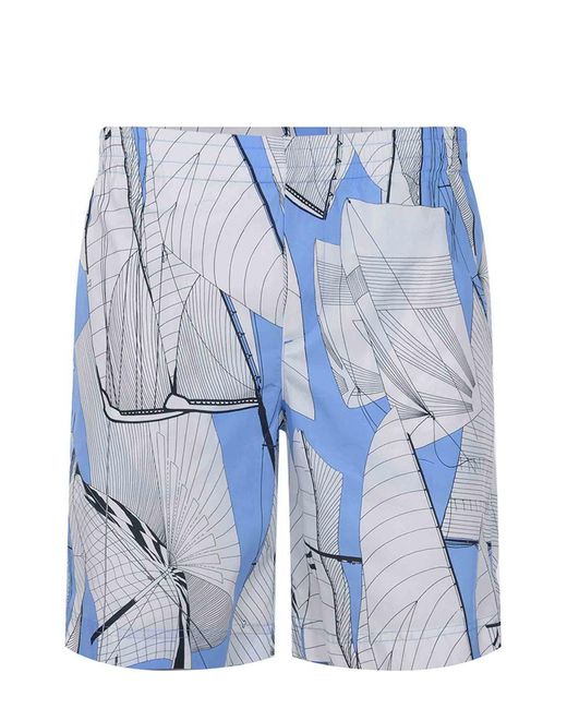 MSGM Blue Shorts for men