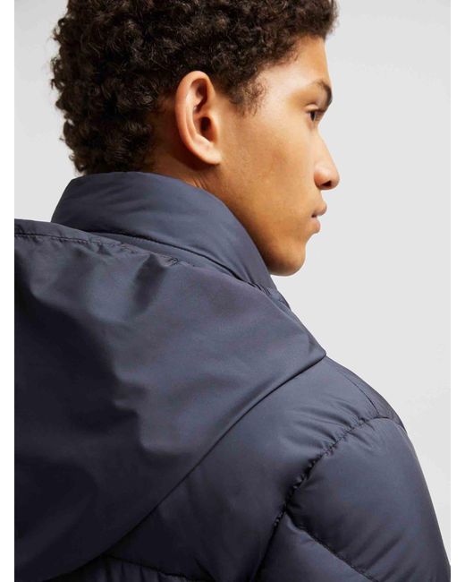 Moncler Blue Short Down Jacket for men