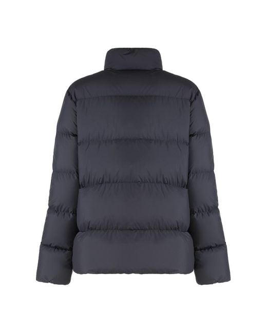Moncler Blue Mauzun Short Down Jacket