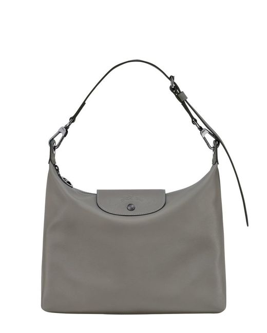 Longchamp "Le Pliage Xtra" Medium Shoulder Bag in Grey Lyst UK