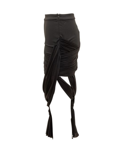 J.W. Anderson Black Skirt With Braided Design
